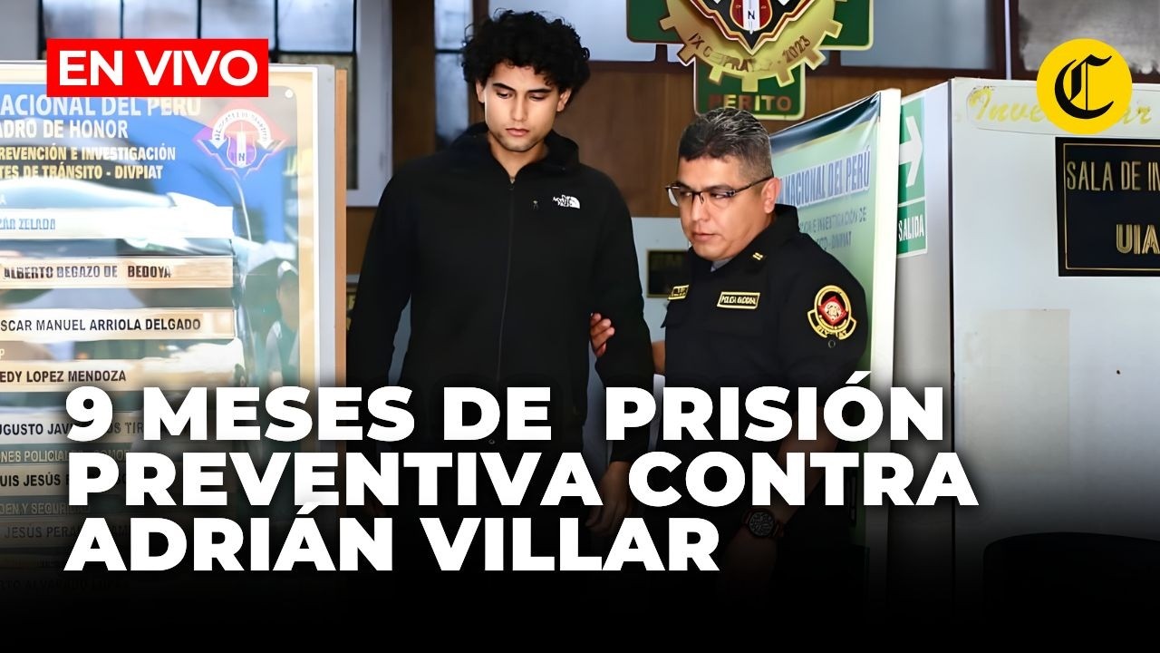🔴 EN VIVO: PJ dicta 9 meses de prisión preventiva contra Adrián Villar | El Comercio