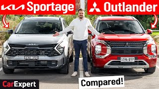 Kia Sportage v Mitsubishi Outlander comparison review: A tough SUV battle!