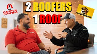 ROOFER vs ROOFER 😳 | Gasper Roofing meets Carpenter's Touch