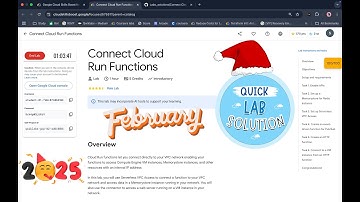 Connect Cloud Run Functions | #qwiklabs | #coursera  | [With Explanation🗣️]