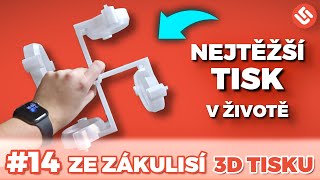 #14 Vlog / Nejtěžší tisk v životě / 60cm velká postavička | 3D tisk