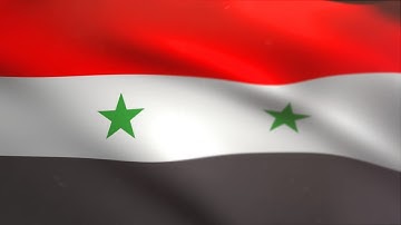 Syrian Flag waving animated using MIR plug in after effects - free motion graphics