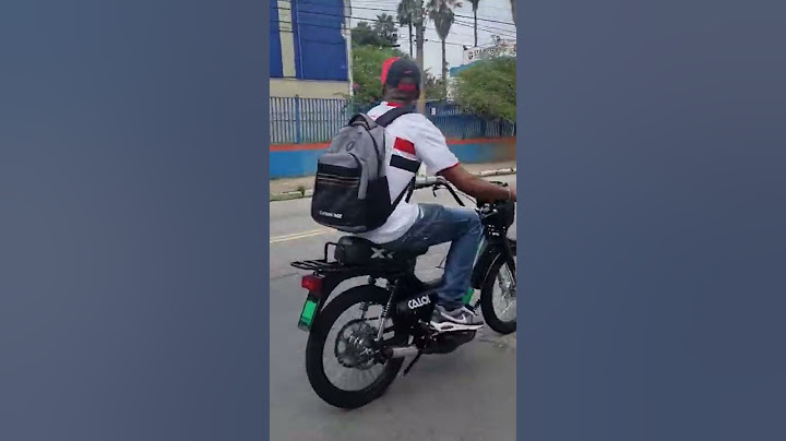 Mobylette Caloi no rolê em SP