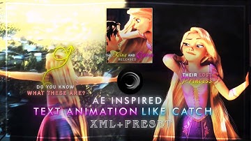 Ae Inspired Text Animation Like @catchthedit in Alight Motion pt 5 | (+Preset)