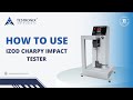 Izod charpy impact tester  testronix instruments