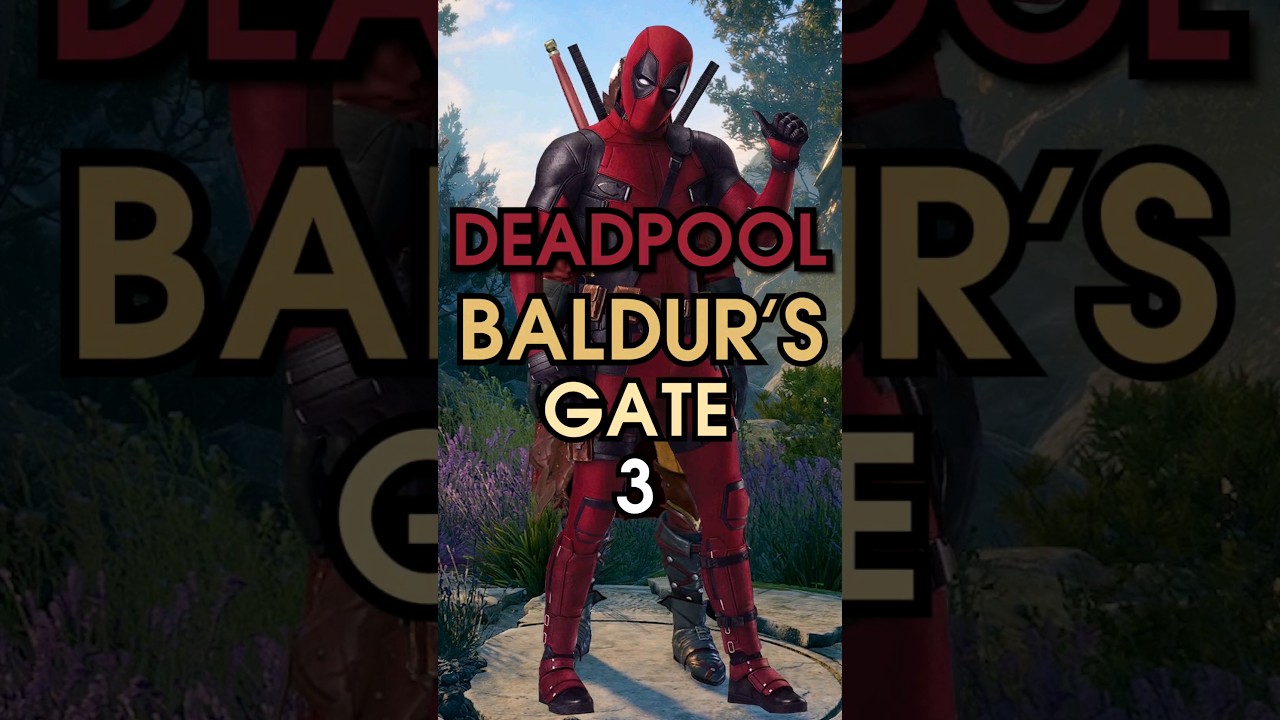 как собрать Дэдпула в Baldur's Gate 3 за 1 минуту — сборка Бойца/Барда/Разбойника 