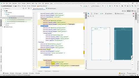 Creation of Tab View in Android studio