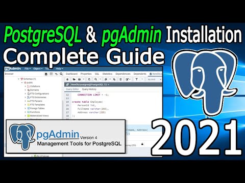 How to Install PostgreSQL 13 & pgAdmin 4 on Windows 10 [ 2021 Update ] Complete guide