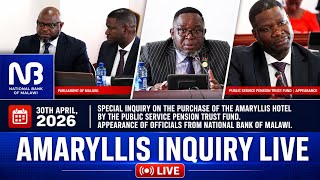 PAC YAKHAULITSA NATIONAL BANK NDI MAFUSO MPAKA THUKUTA| AMARYLLIS HOTEL INQUIRY PARLIAMENT OF MALAWI