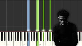 Roddy Ricch - Perfect Time [Piano Tutorial] (Synthesia) screenshot 4