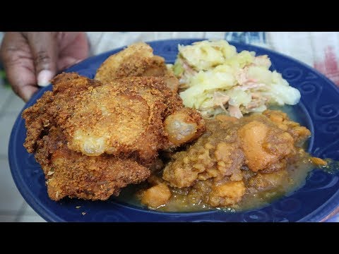 how-to-make-cripsy-fried-chicken-and-cabbage