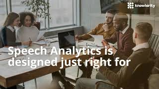 AI Powered Speech Analytics Platform built with Google Cloud