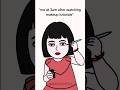 Animation Meme | Makeup Girl #animation #memes #funnyanimation #funnyshorts