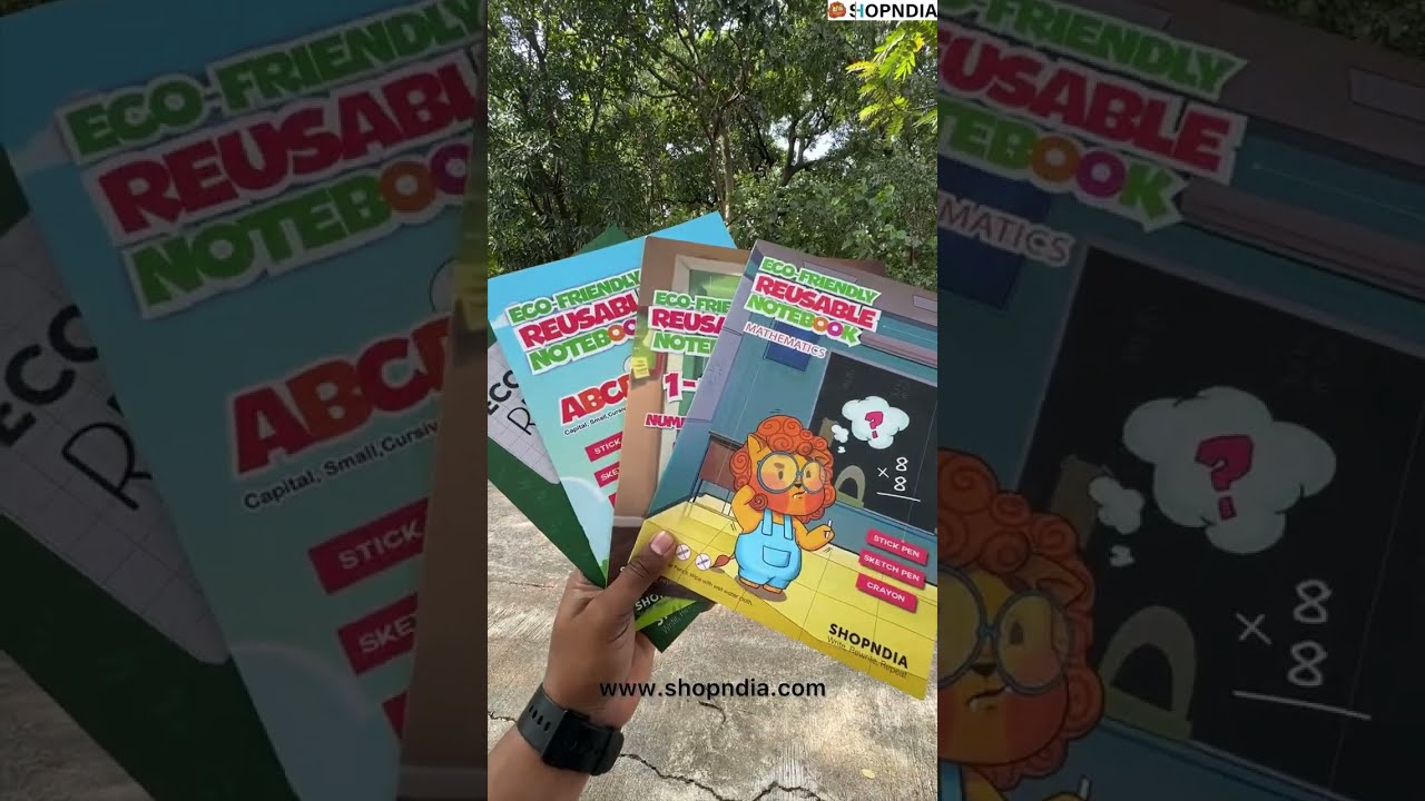 Best Books for Kids Handwriting improvement - Shopndia Eco Friendly Reusable Notebooks