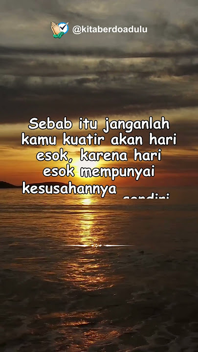 Ayat Untuk Hari Ini #doa #renungan #doadanrenungan  l Kita Berdoa Dulu