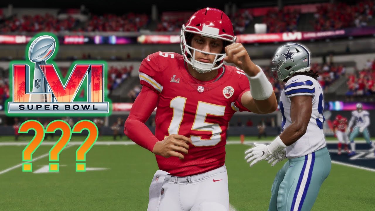 Super Bowl LVI Simulation - Kansas City Chiefs vs Dallas Cowboys - Madden 22 Super Bowl Scenarios