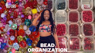 Bead Organization | Unboxing New Containers and Organizing Beads #beads #beading #unboxing