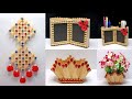 Ice cream stick craft DIY ideas | Best out of waste popsicle sticks craft | Daur ulang stik es krim