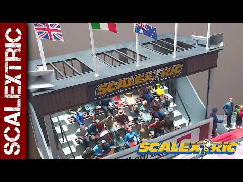 Quick Scalextric update - Grandstand painting