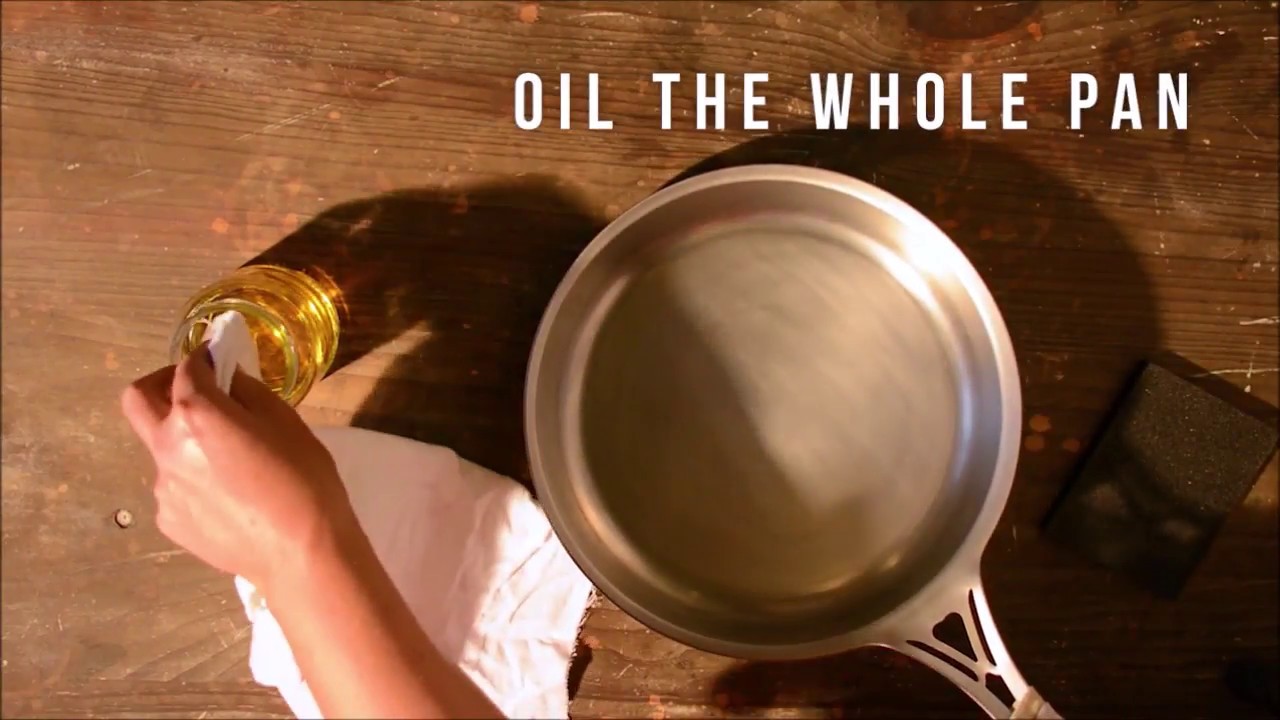 Seasoning Raw wrought iron pans just one (very good) method! YouTube