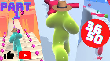 Blob Runner 3D - Gameplay Walkthrough Update Part 1 | Level 36-50 (Android,iOS)