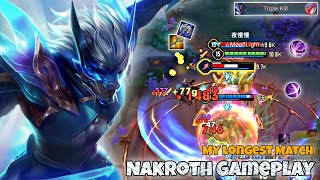 Nakroth Jungle Pro Gameplay | 40 Min My Longest Game | Arena of Valor Liên Quân mobile CoT