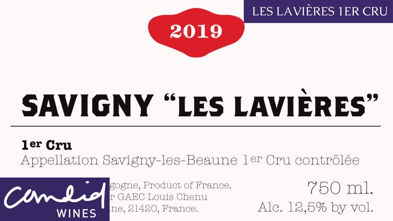 LES LAVIÈRES, PREMIER CRU BURGUNDY: LOUIS CHENU PÈRE ET FILLES