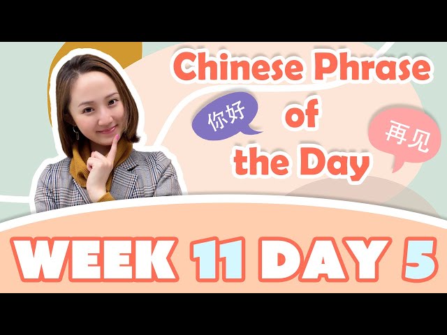 #StayHome and Learn Chinese #WithMe | Phrase of the Day Challenge (Week 11 REVIEW)