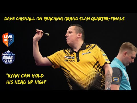Dave Chisnall on reaching Grand Slam Quarter-Finals: “Ryan can hold his head up high”