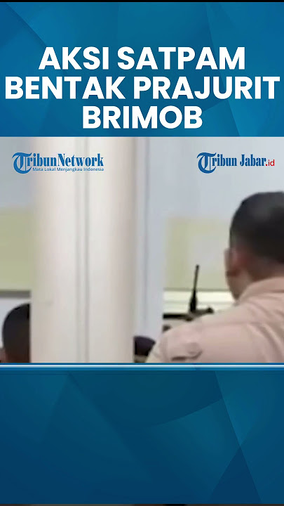 GEGER SATPAM BENTAK PULUHAN PRAJURIT BRIMOB Saat Persidangan Kasus Kanjuruhan!!