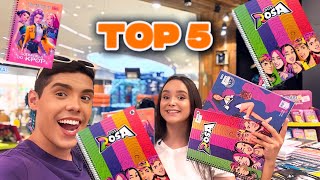 TOP 5 MELHORES CADERNOS DE 2026 ( CADERNOS ATÉ DOS ROSAS ! ) 