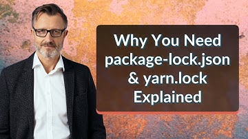 Why You Need package-lock.json & yarn.lock Explained