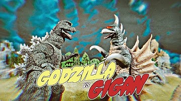 GODZILLA vs GIGAN epic stop motion
