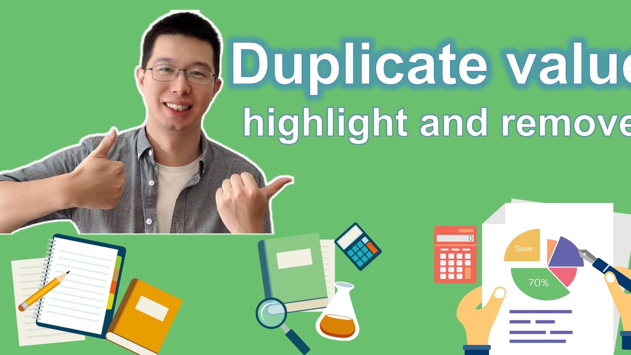 how to find remove duplicate value in excel - YouTube