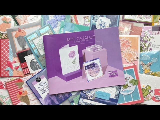 55 NEW Mini Catalog Card Ideas ~ Stampin' Up! Jan-Apr 2023