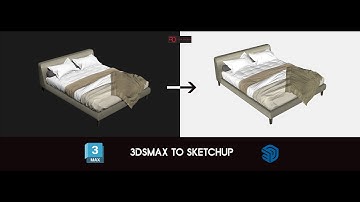 CONVERT MODEL 3DSMAX SANG SKETCHUP | KEEPING MATERIALS |  MES-MAX TO SU V17 | CONVERT FULL VẬT LIỆU