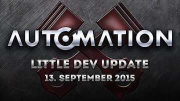 Little Dev Update: 13. September 2015