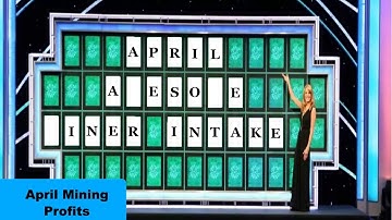 My April Mining Intake With Awesome Miner Profit Switching