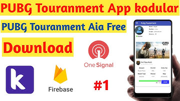 PUBG Touranment Aia File Free Download ||  How Create Pubg Touranment App || Kodular || Thunkable ||