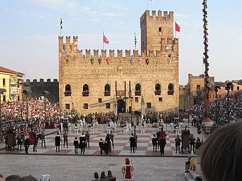 Marostica: "Known for its Living Chess Event", Veneto, Northern Italy