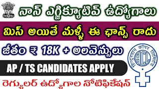 Non Executive jobs notification | Latest jobs 2021 | Govt jobs information Telugu job alerts 2021|