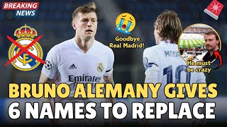 🚨URGENT! 6 POTENTIAL REPLACEMENTS FOR KROOS & MODRIC REVEALED!