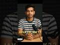 JAVA LO JDK MEANS ??🧐#trendingshorts #programming #viralvideo #education #learning