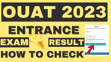 ouat result 2023 | ouat rank card 2023 | how to check ouat result