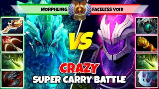 MORPHLING (Carry) vs FACELESS VOID (Carry) - Epic Battle Of Ancient Rank Dota 2 Players - Z Dota 2