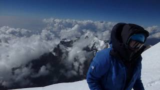 Trisul summit ridge at 7000 metres, Garhwal India