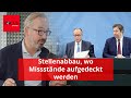 Die Regierung spart ausgerechnet bei denen, die ihren Ausgabenrausch überwachen