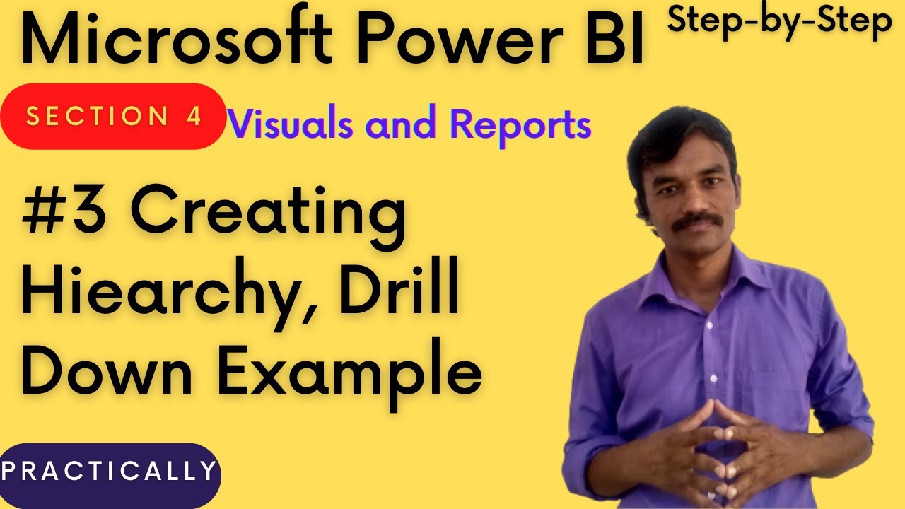 34 Hierarchy and Drill down in Power BI Power BI Full Course