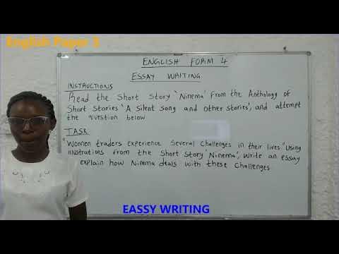 ninema essay questions and answers pdf