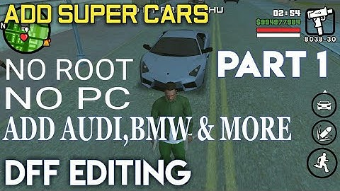 (No Root) How To Add Super Cars In GTA SA Android BMW,Lamborghini & More